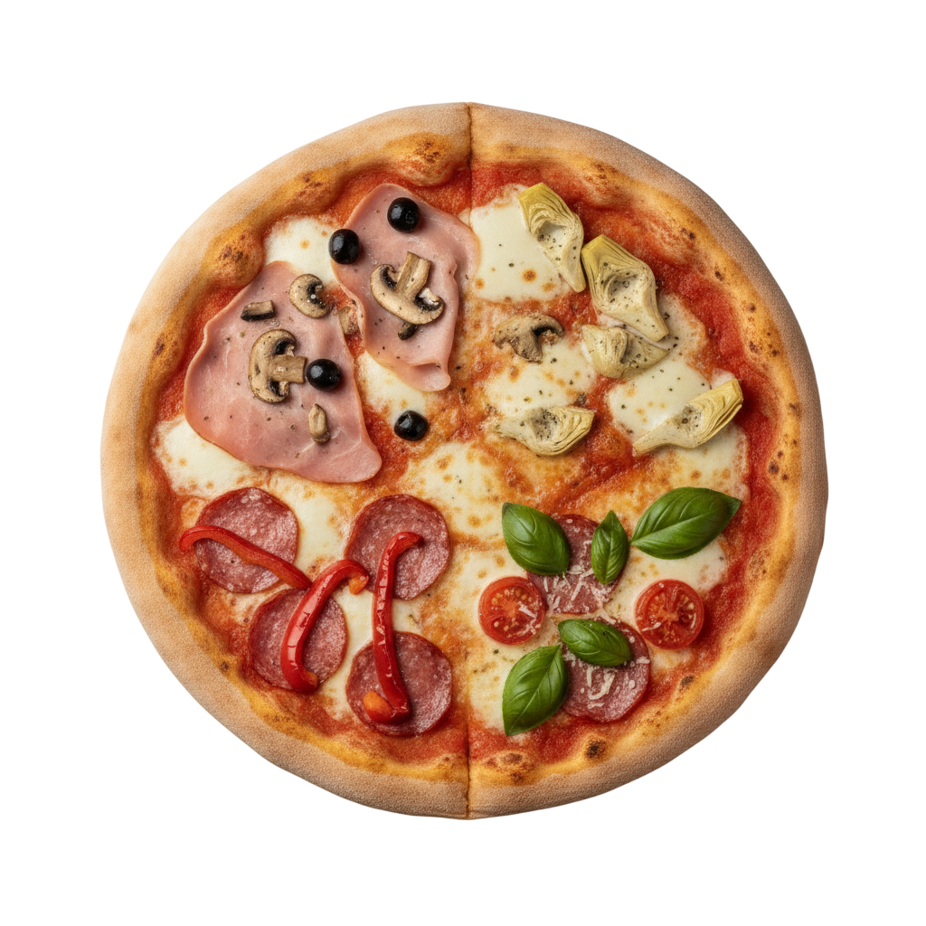 Quattro Stagioni Pizza Slice